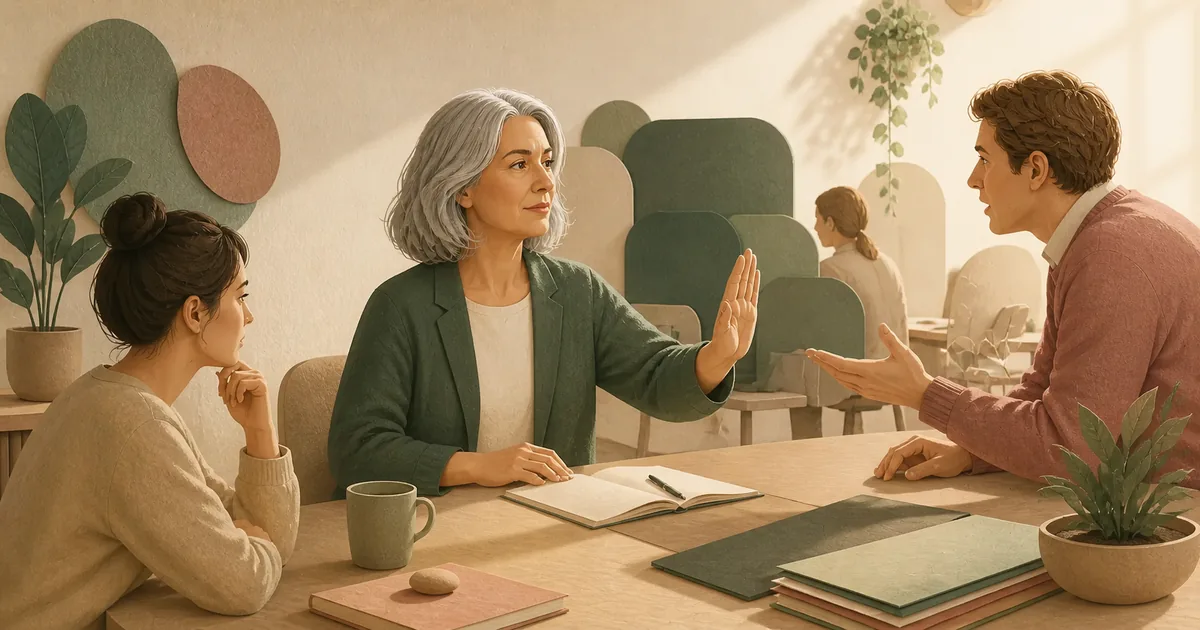Editorial illustration for: Handle Difficult Colleagues: Guide to a Better Work Environment