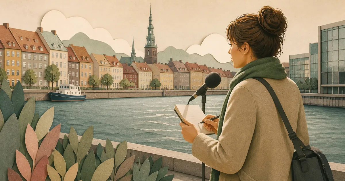 Editorial illustration for: Journalist Salary in Denmark 2026: What Do Journalists Earn?