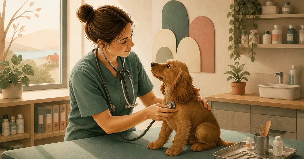 Editorial illustration for: Veterinarian Salary in Denmark 2026: What Do Veterinarians Earn?