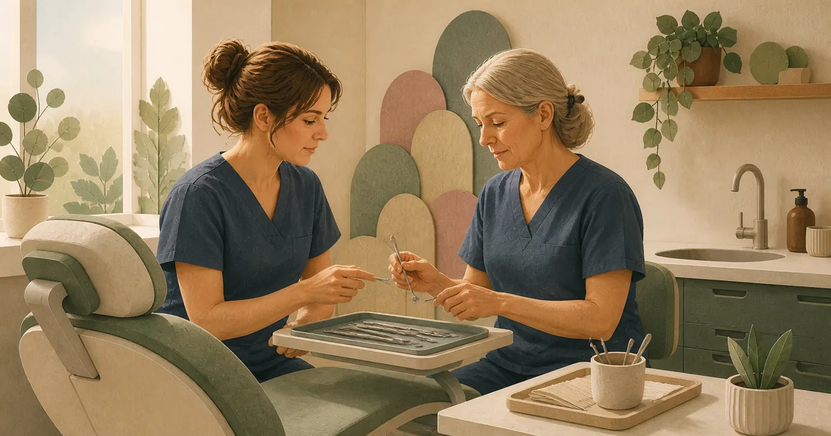 Illustration til: Klinikassistent løn 2026: Hvad tjener klinikassistenter?