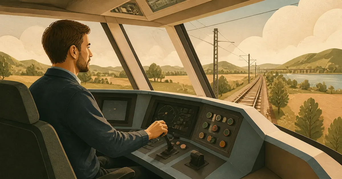 Illustration til: Lokomotivfører løn 2026: Hvad tjener en lokomotivfører?