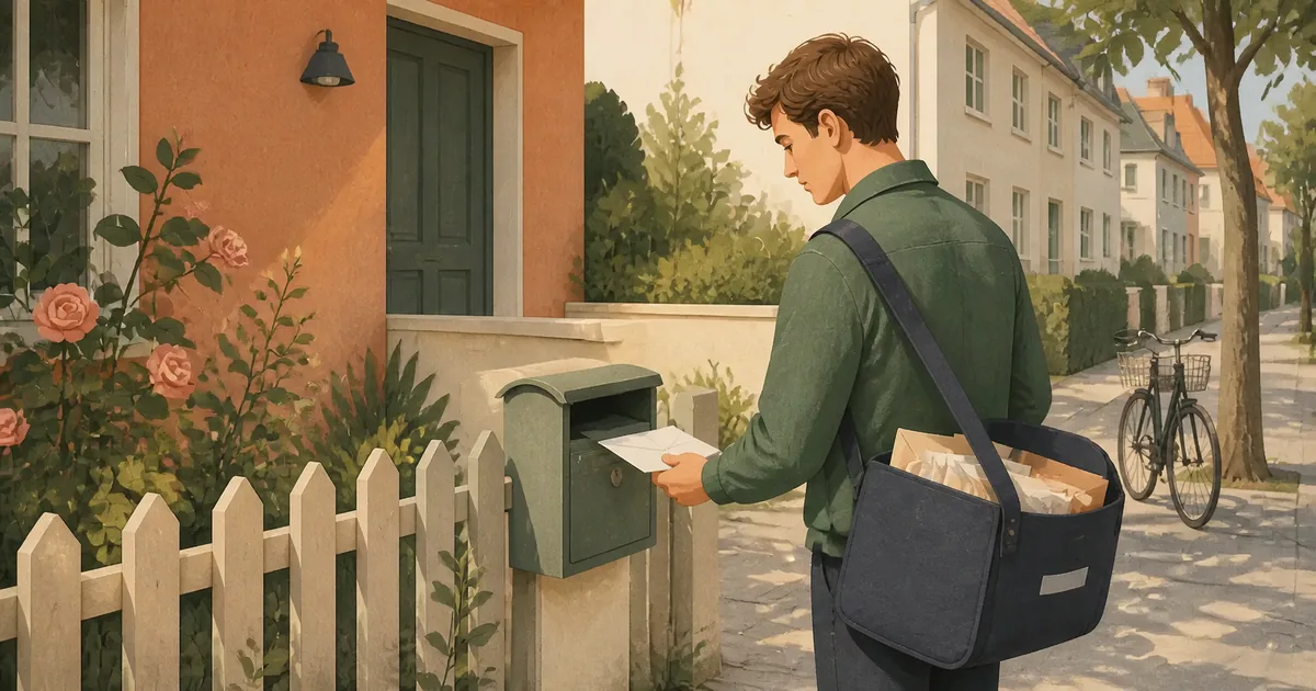Illustration til: Postbud løn 2026: Hvad tjener postbude?